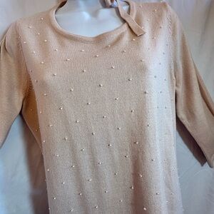 The Limited Cream Knit Top